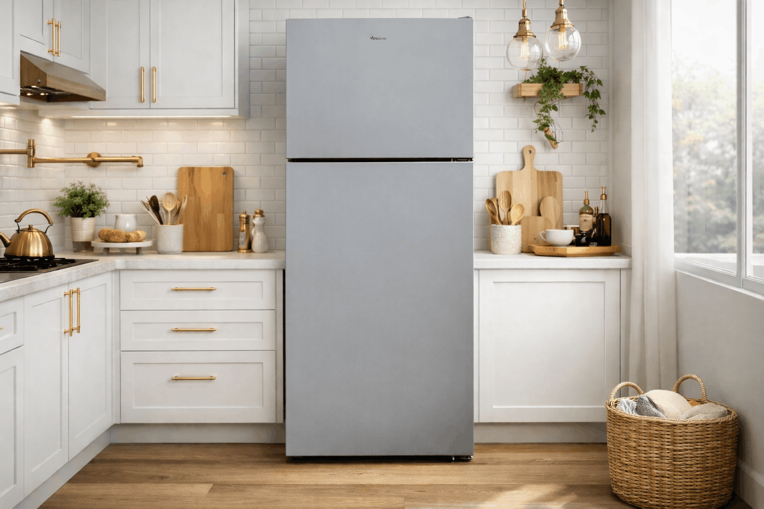 REFRIGERATEUR 2 PORTES LESS FROST 439L SILVER 70CM FOCUS